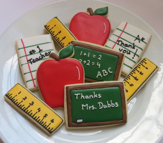 Ruler Cookies for Back To School Gift and Party